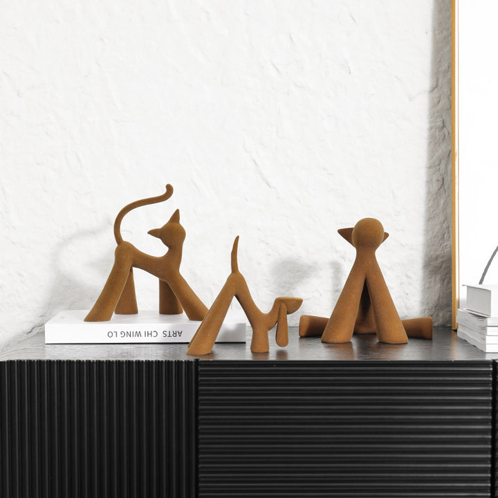 Verspielte Hundefigur