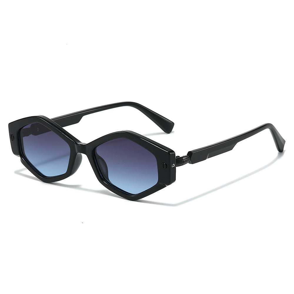 Modische hexagonale Sonnenbrille Karnz