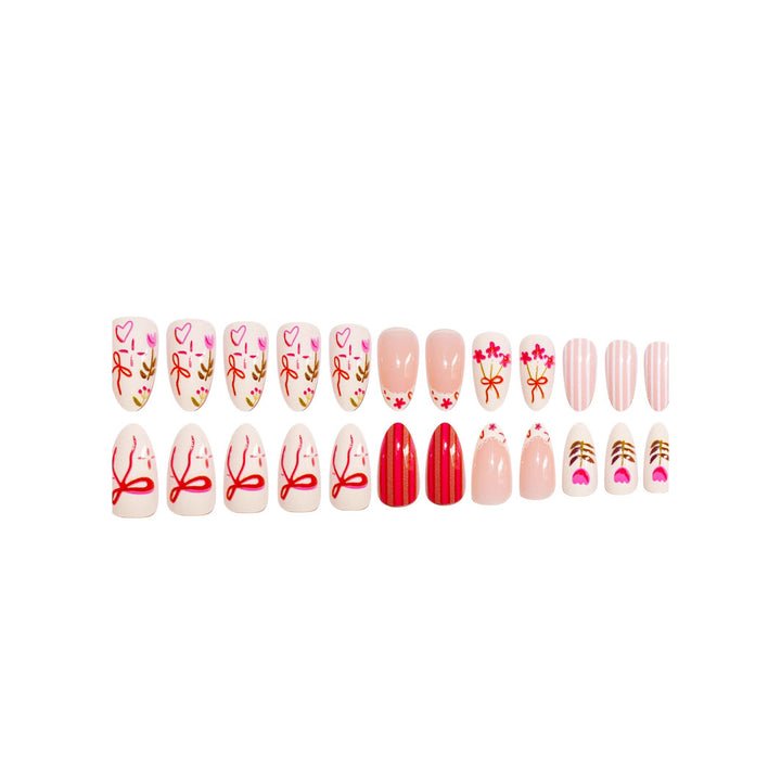 Künstlerisches Floral-Nagelkunst-Set Karnz