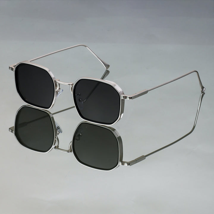 Damen modische Sonnenbrille mit stilvollem, eckigen Rahmen und UV-Schutz Karnz