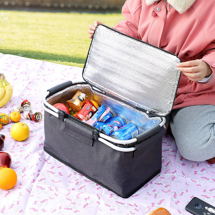 Vielseitiger zusammenklappbarer Picknickkorb Karnz