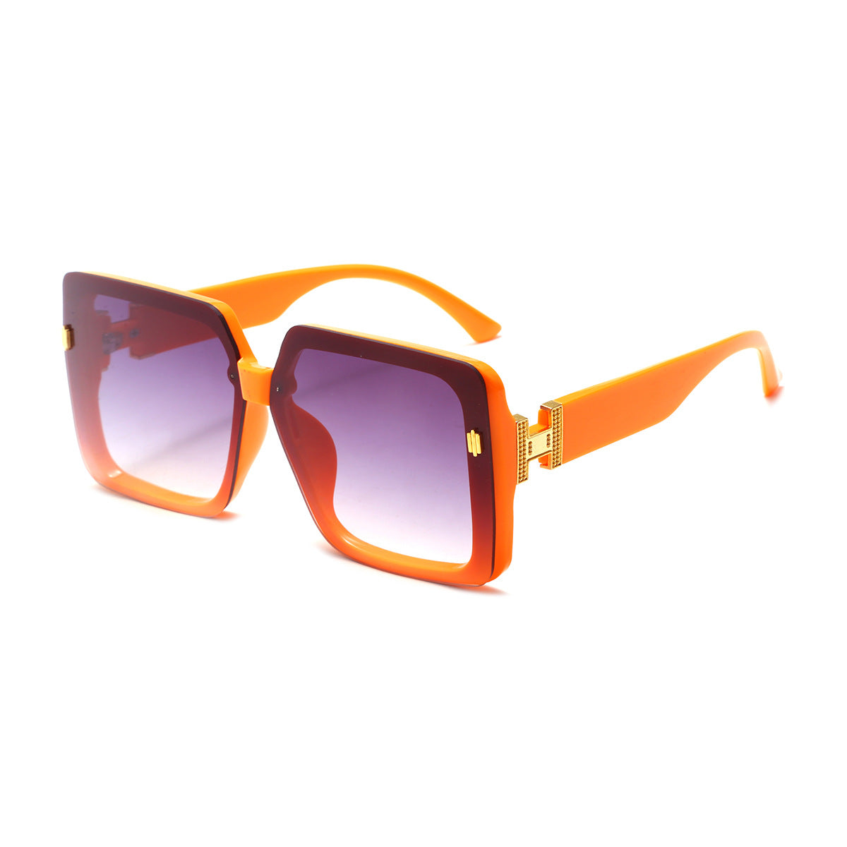 Damen oversized modische Sonnenbrille mit luxuriösem Rahmen Karnz