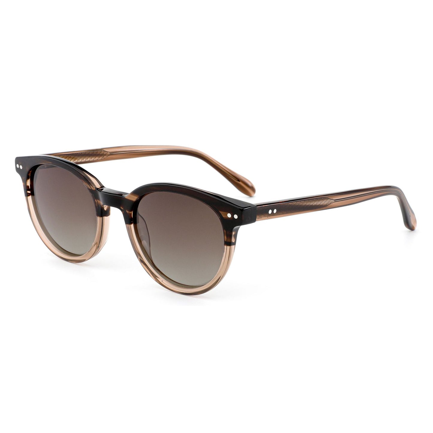 Damen stilvolle Rundschnitt-Sonnenbrille Karnz
