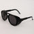 Damen oversized Sonnenbrille im geometrischen Design mit robustem Rahmen und polarisierten Gläsern Karnz