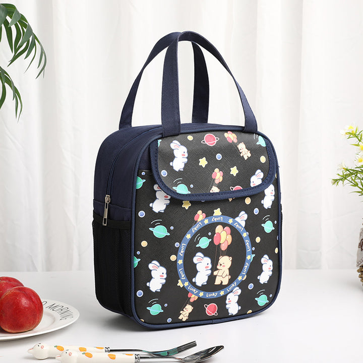 Kinder isolierte Bunny Lunch Tasche Karnz