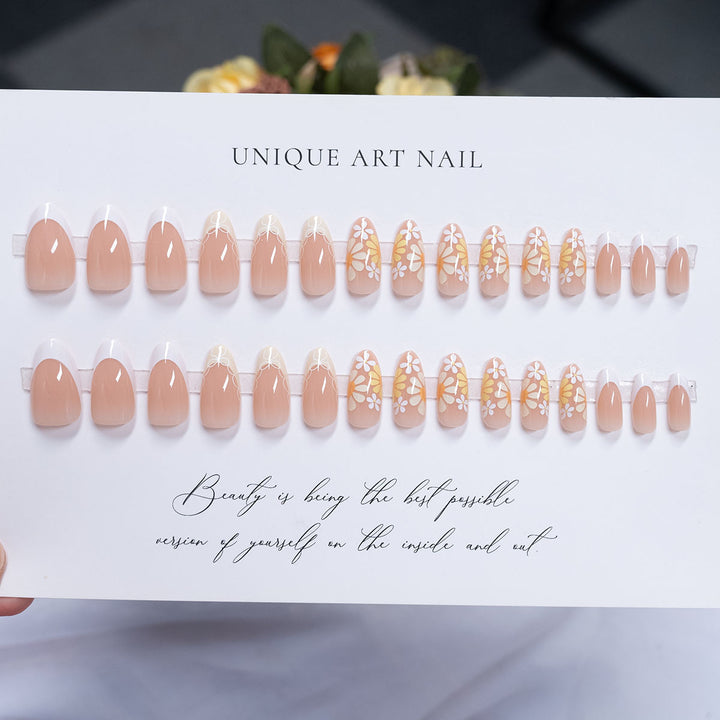 Florale dekorative Press-on-Nail-Art  1791110679