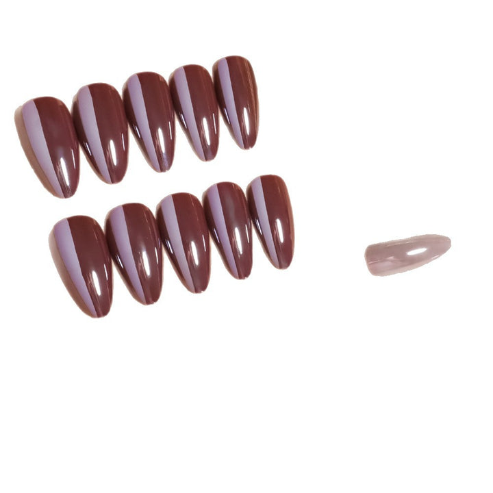 Glänzendes Stiletto Presse-Nagel-Set mit einzigartigem Design Karnz