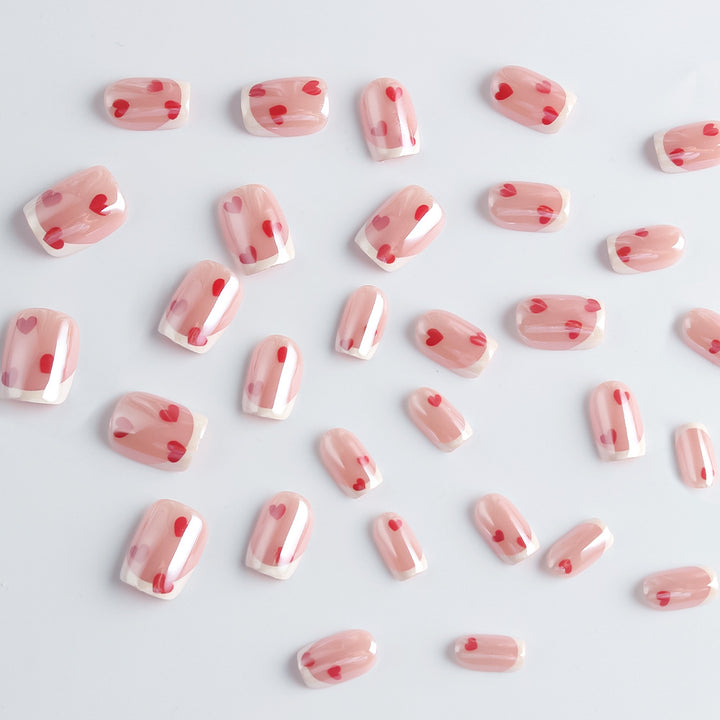 Herz-geschmücktes Gel-Nagelkunst-Set Karnz