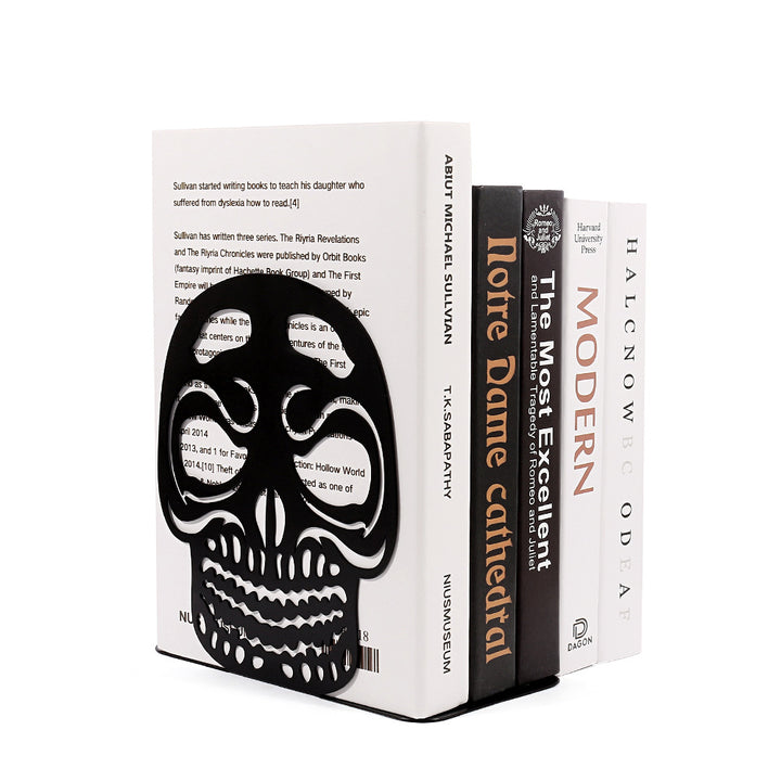 Künstlerische Schädel-themen Buchstützen