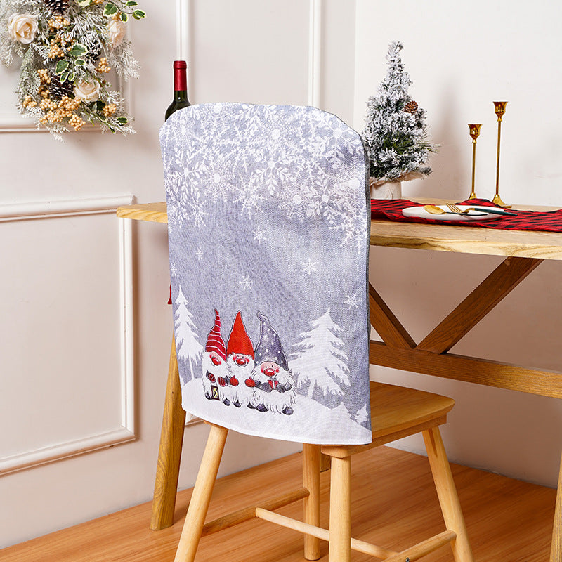 Festliche Stuhlüberzüge mit Weihnachtsmotiven Karnz