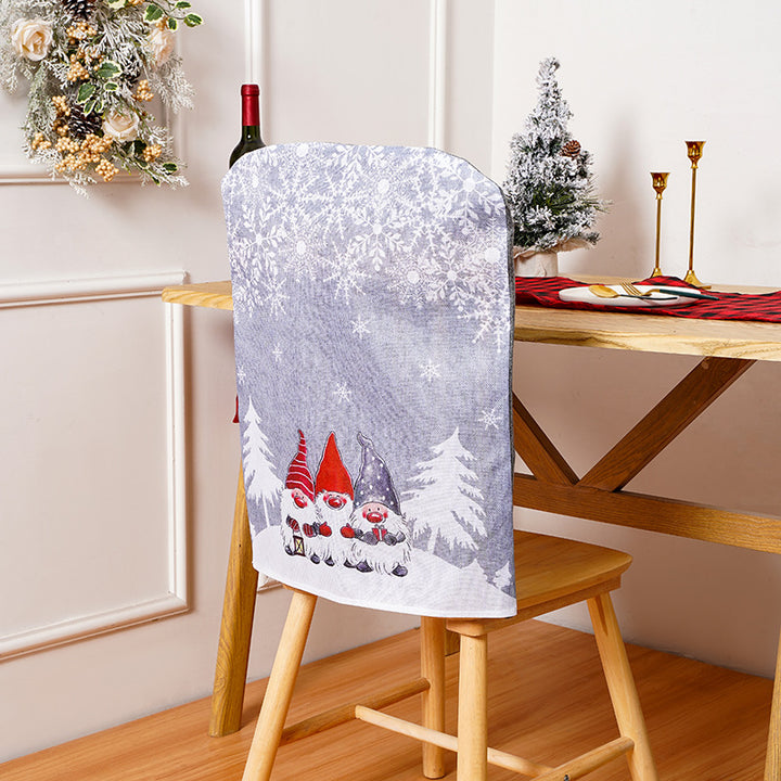 Festliche Stuhlüberzüge mit Weihnachtsmotiven Karnz