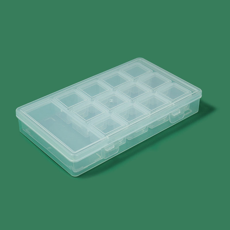 Transparente Mehrfach-Compartment Bastelaufbewahrung Organizer Karnz