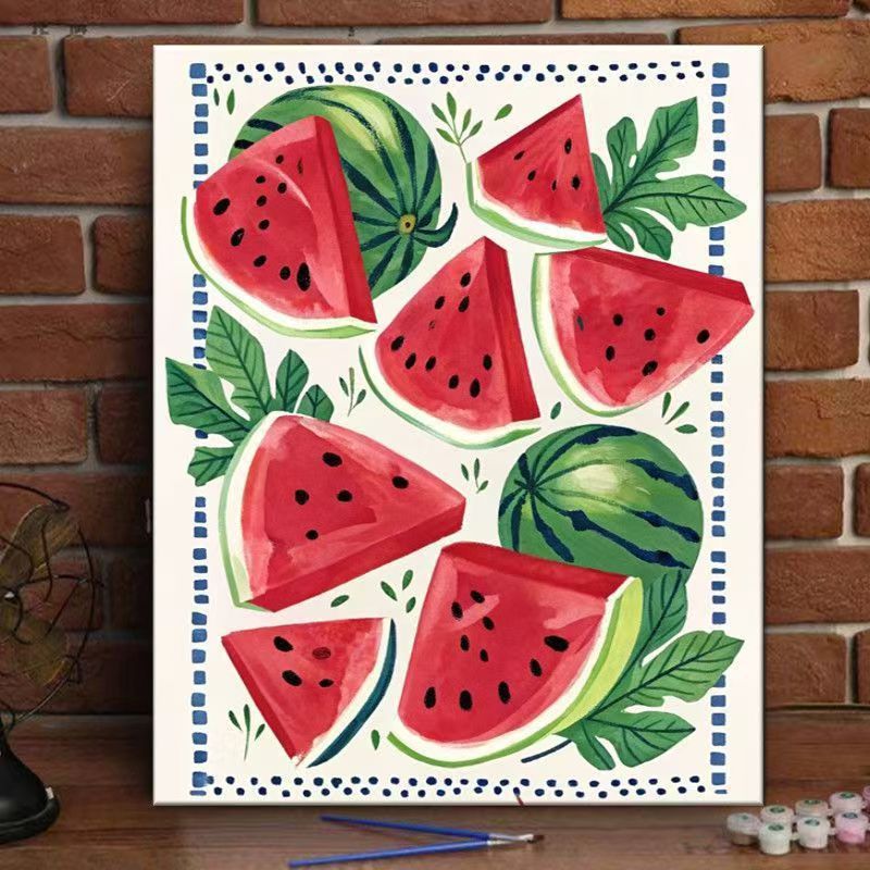 Pfirsichblüte dekorativer Leinwand-Kunstdruck Karnz