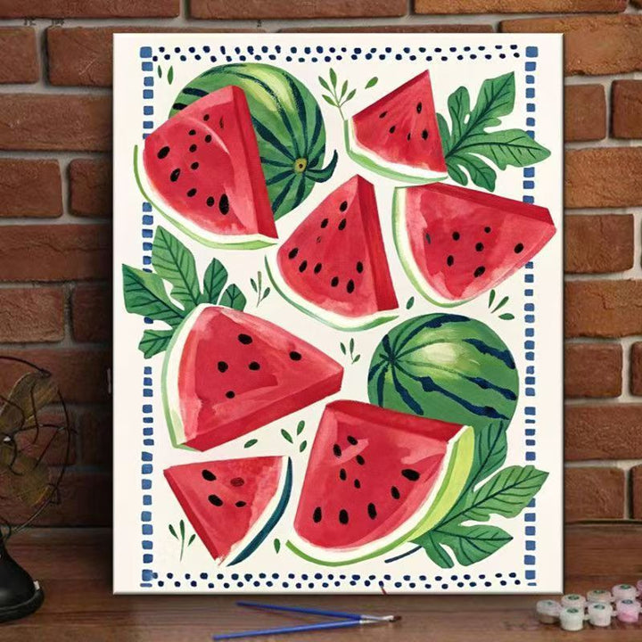 Pfirsichblüte dekorativer Leinwand-Kunstdruck Karnz