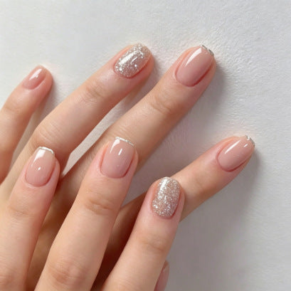 Elegante französische Spitze Nagelkunst Verlängerungen Karnz