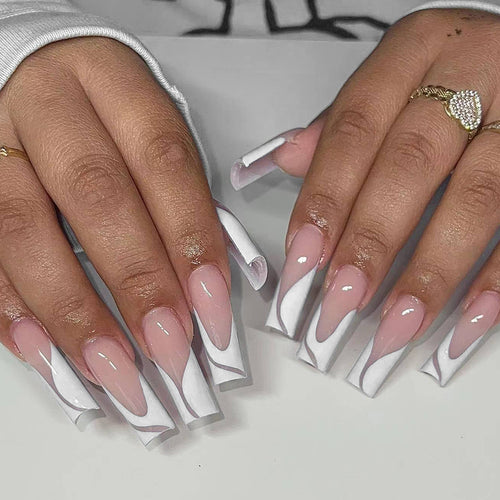 Elegante Stiletto Nagel Kunst Erweiterungen
