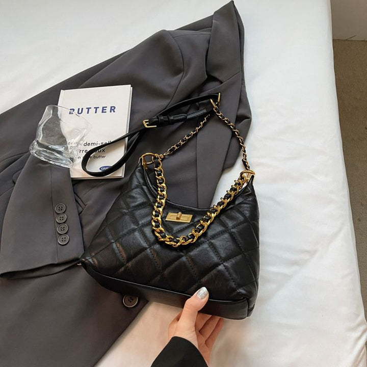 Gep quiltete Luxus-Handtasche Karnz