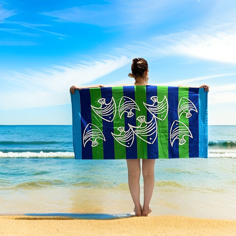 Künstlerisches Strandtuch Karnz