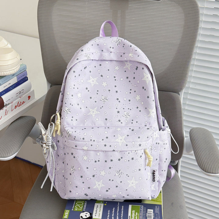 Stylischer Rucksack mit Sternmuster