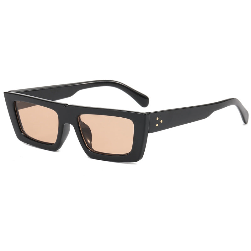 Damen modische quadratische Designer-Sonnenbrille mit polarisierten Gläsern Karnz