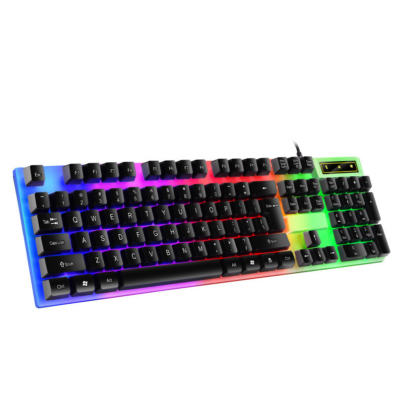 RGB Hintergrundbeleuchtete Mechanische Tastatur mit Multimedia-Steuerung Karnz