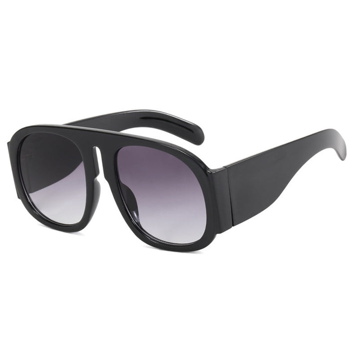 Damen trendige oversized Sonnenbrille mit modischem Farbverlauf Karnz