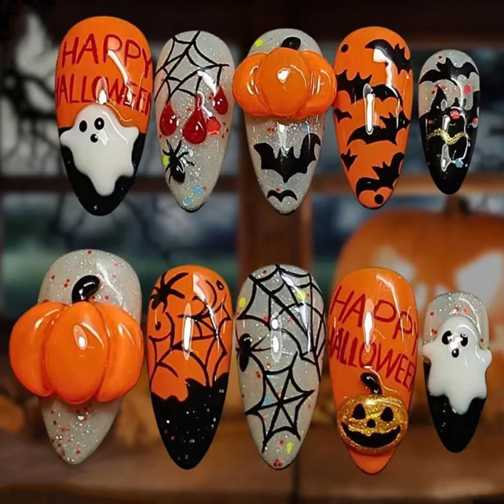 Halloween-Themen-Nagelkunst Karnz