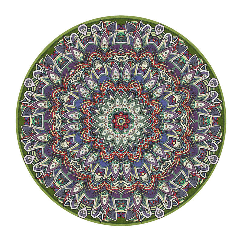 Runder geometrisches Muster Bereichsteppich