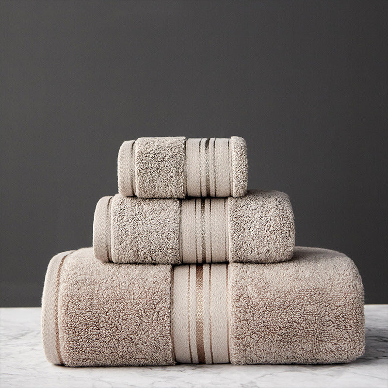 Premium ägyptisches Baumwoll-Bade- und Handtuchset Dick Ultra-absorbierend Plüsch