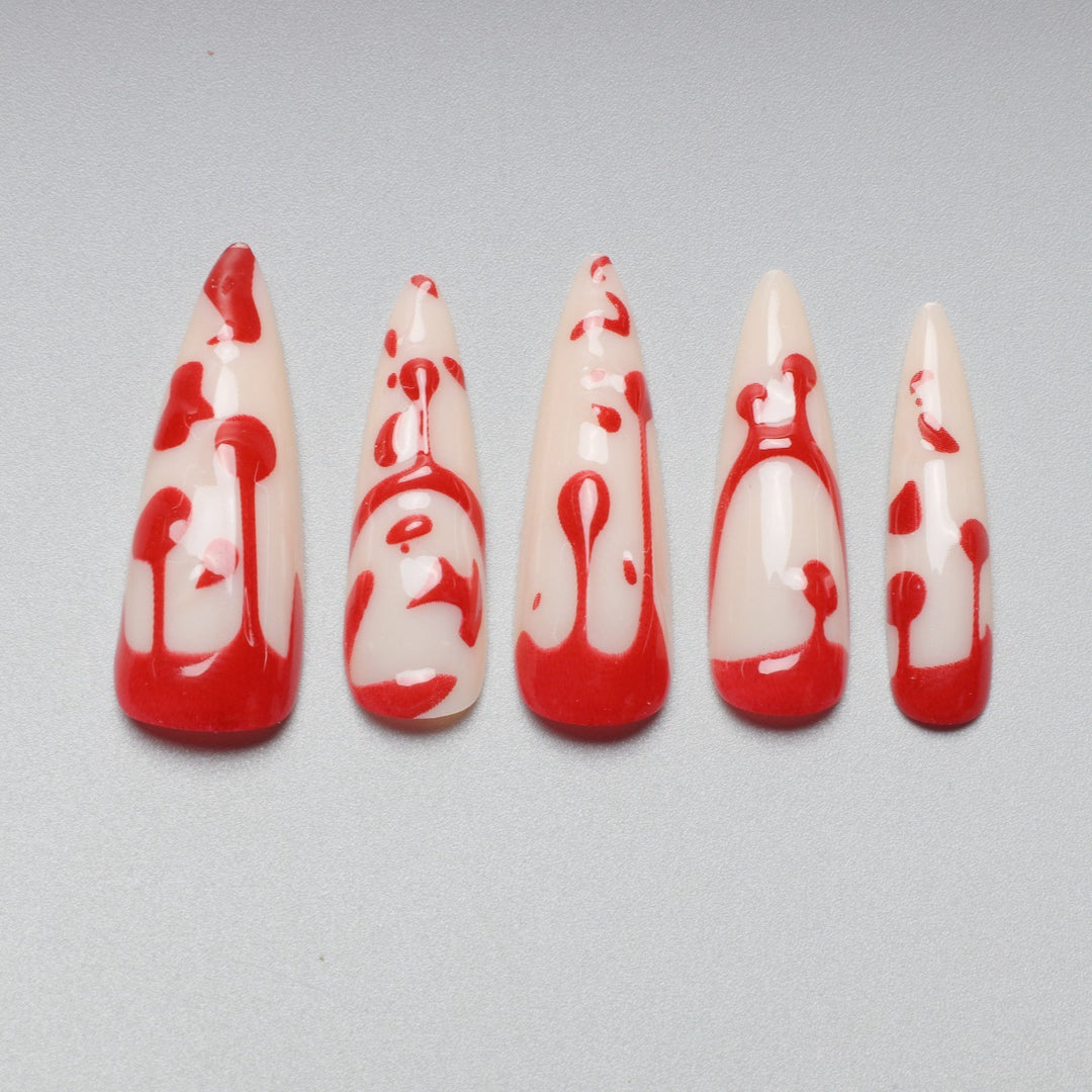 Künstlerische Halloween Themen Nagelkunst Karnz