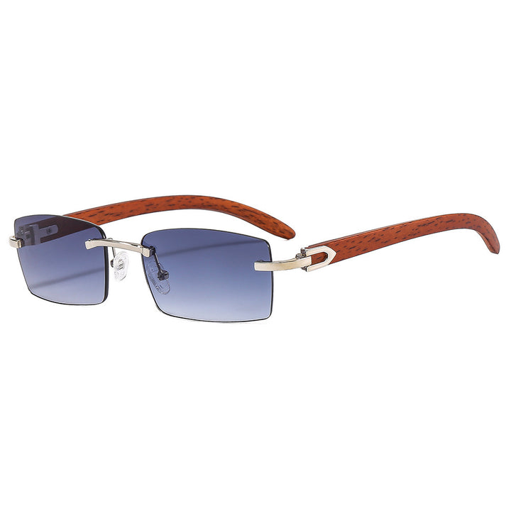 Stylische Holzgriff Quadratische Sonnenbrille Karnz