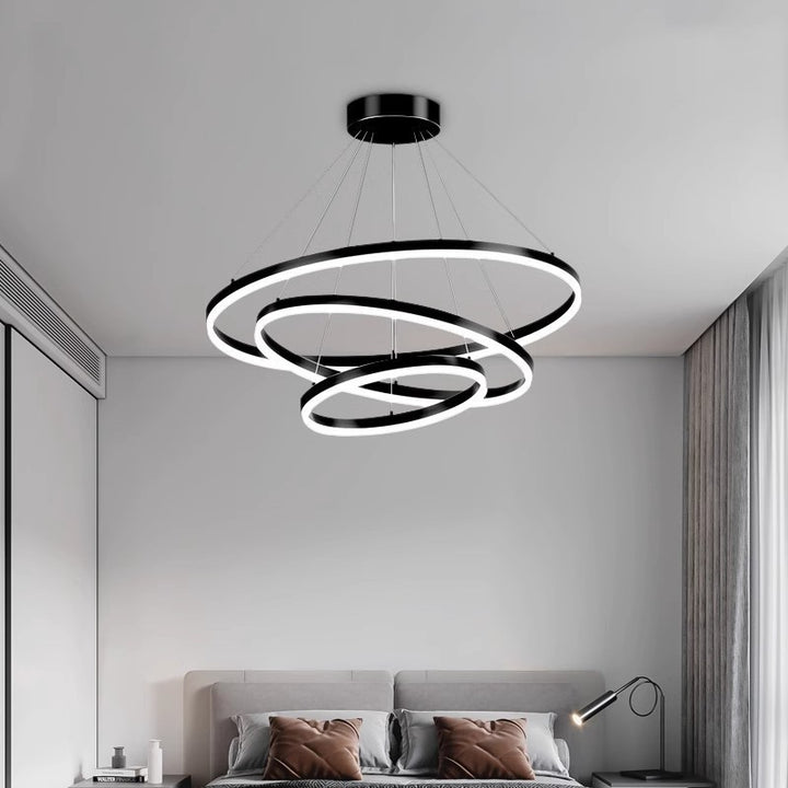 Moderne Spiral-LED-Hängelampe