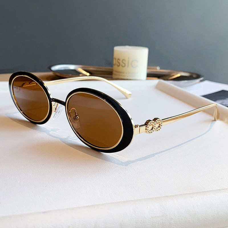 Damen modische Sonnenbrille mit stilvollem ozeanischen Design Karnz