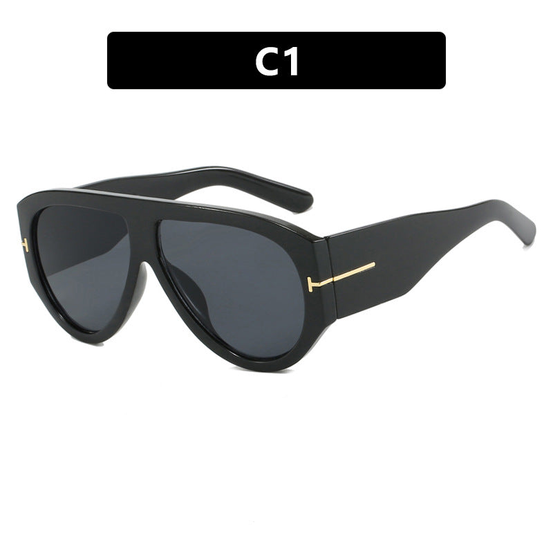 Damen Geometrische Sonnenbrille mit modernem Rahmen und polarisierten Gläsern Karnz