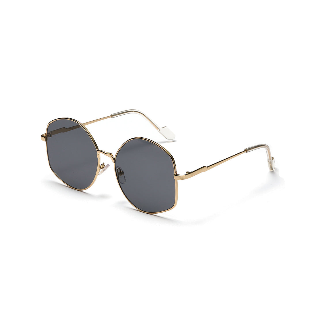 Damen modische Sonnenbrille mit einzigartiger achteckiger Rahmenkonstruktion Karnz