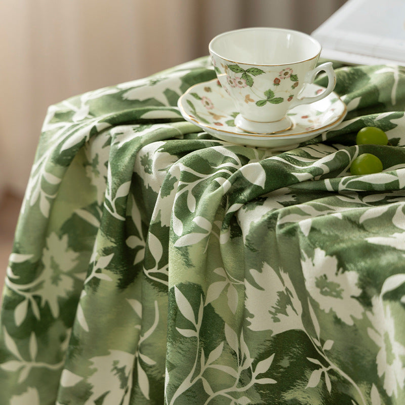 Florale Wachsbeschichtete Tischdecke mit Anti-Fleck Oberfläche und feiner Struktur Karnz