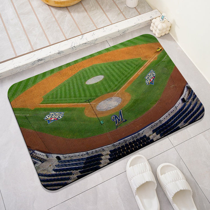 Baseball Thema Badmatte
