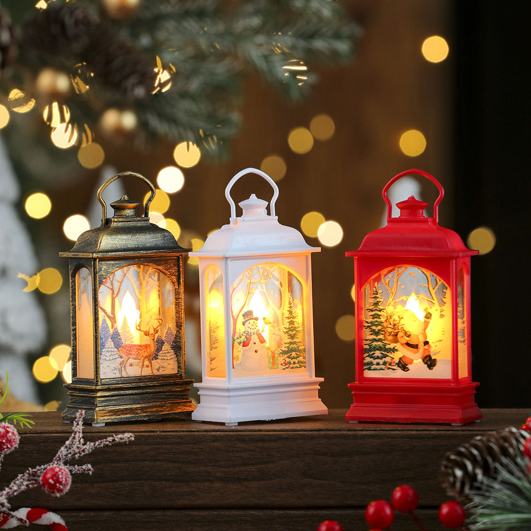 LED-beleuchtete Weihnachtslaterne Karnz