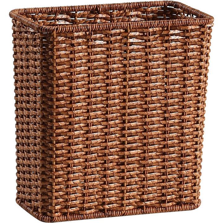 Unisex Rechteckiger Aufbewahrungskorb aus handgewebtem Material Karnz