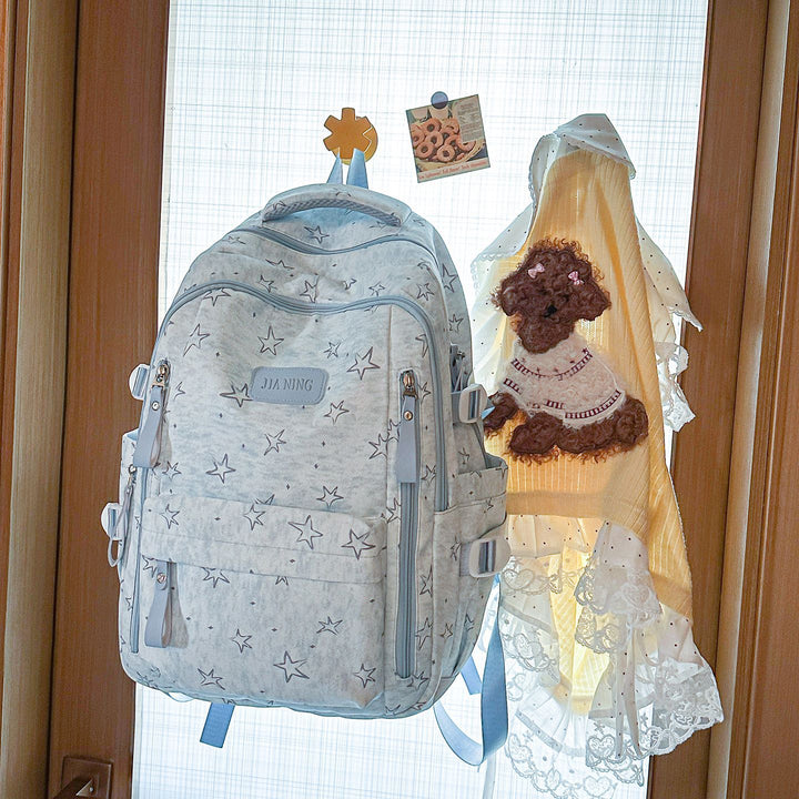 Stylischer Star-Emblazoned Alltagsrucksack Karnz