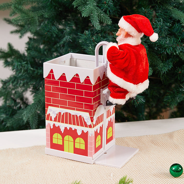 Weihnachtsmann-Kamin-Dekoration Karnz