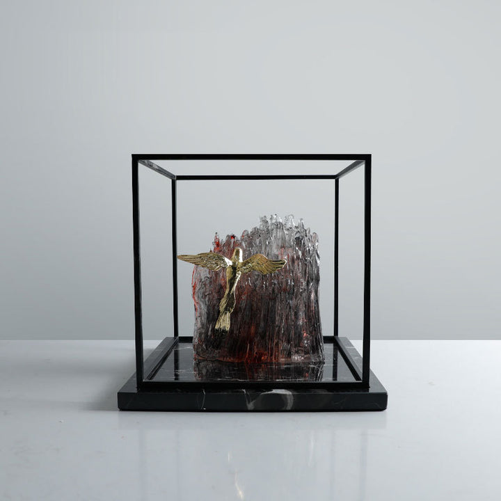 Künstlerische Glas Skulptur