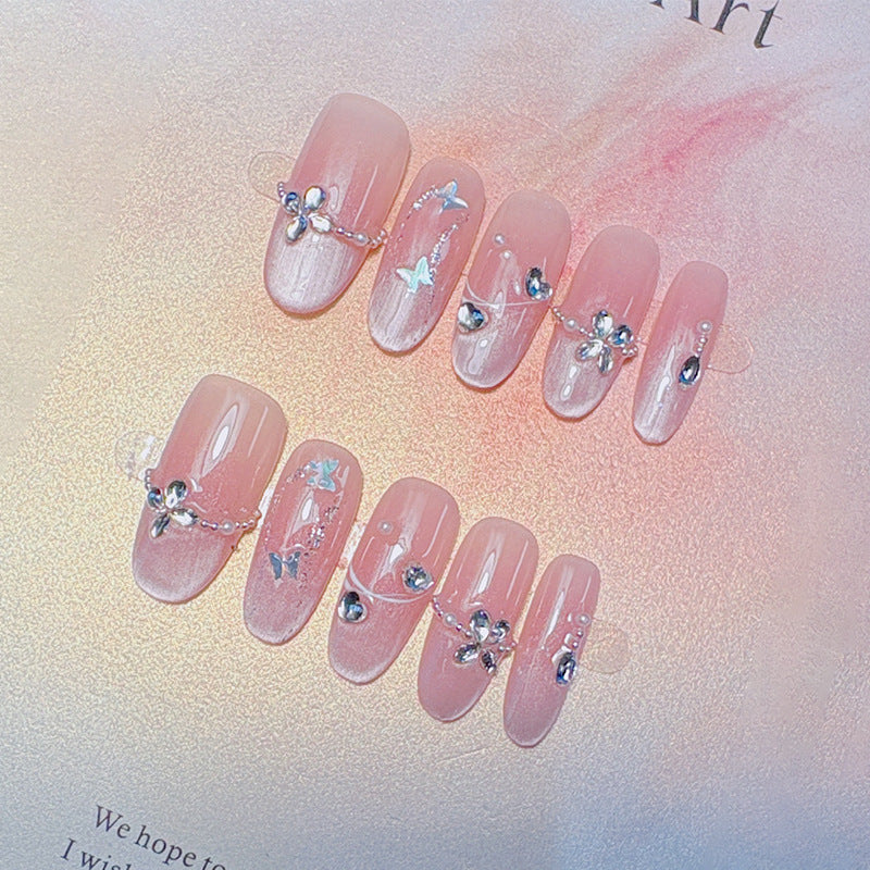 Dekoratives Press-On Nagelset Karnz