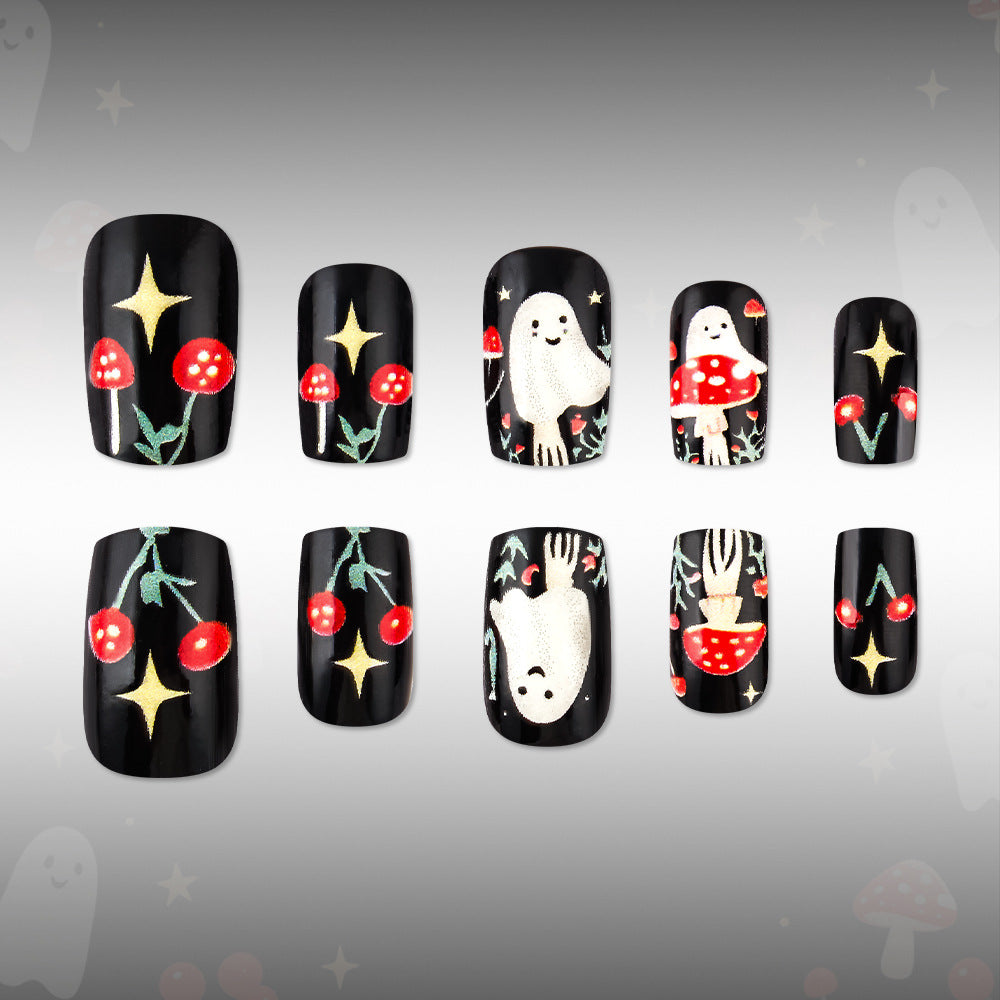 Verspieltes Halloween-Themen-Nagelkunst-Set Karnz