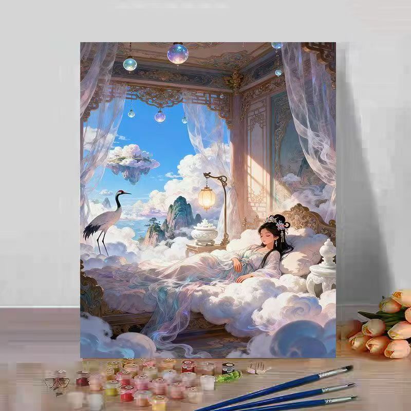 Fantasy Landschaft Malen nach Zahlen Kunstset Karnz