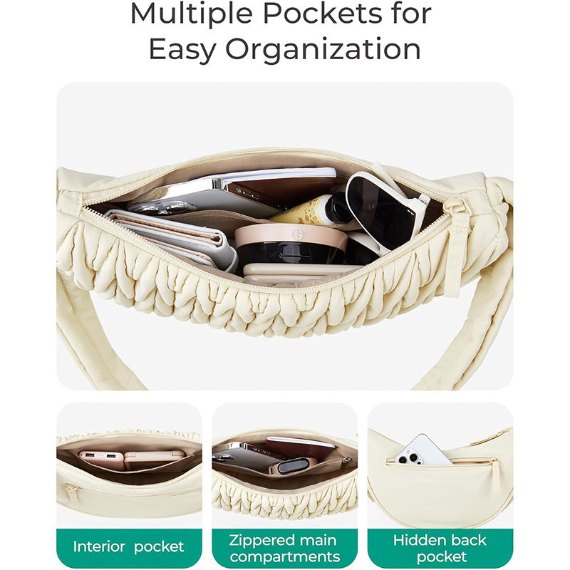 Modische Schultertasche mit Innovativem Steppdesign Karnz