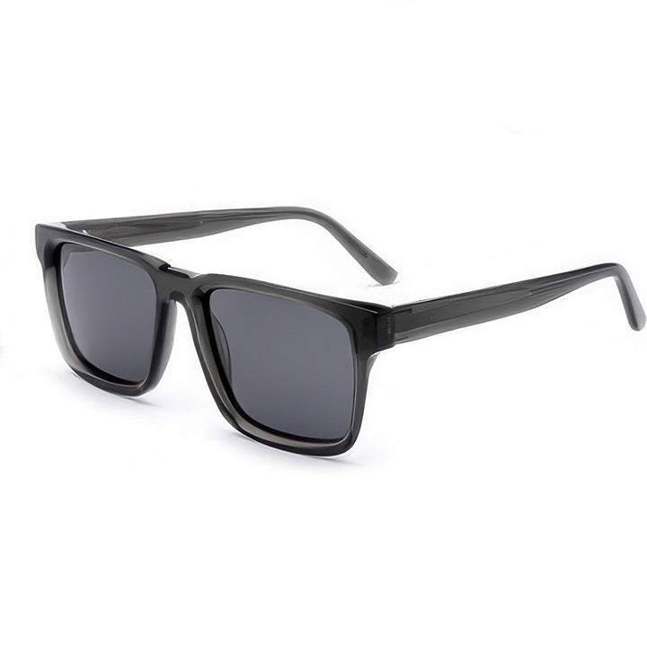 Damen modische Sonnenbrille mit klarem Kunststoffrahmen und multifunktionalen Gläsern Karnz