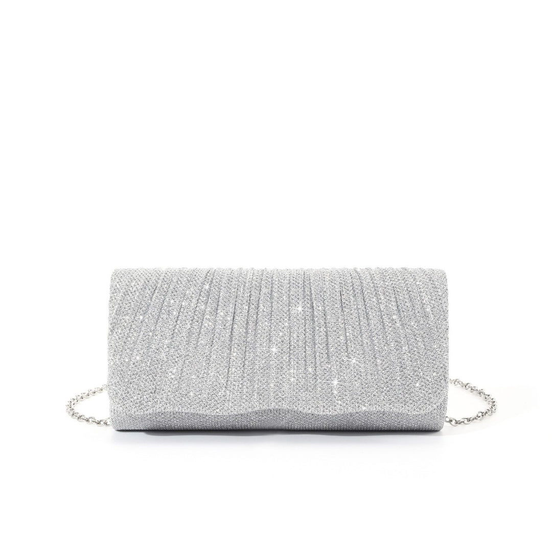Rhinestone Detail Clutch Bag