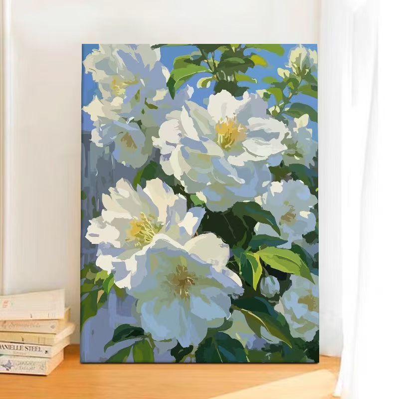 Florale Leinwand Wandkunst Karnz