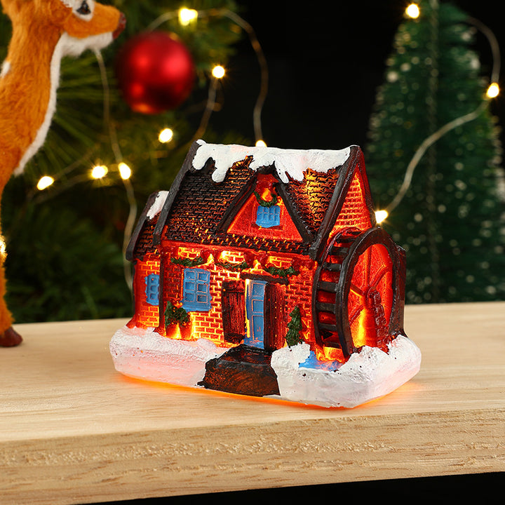 Dekorative Weihnachtsbeleuchtungshaus Karnz